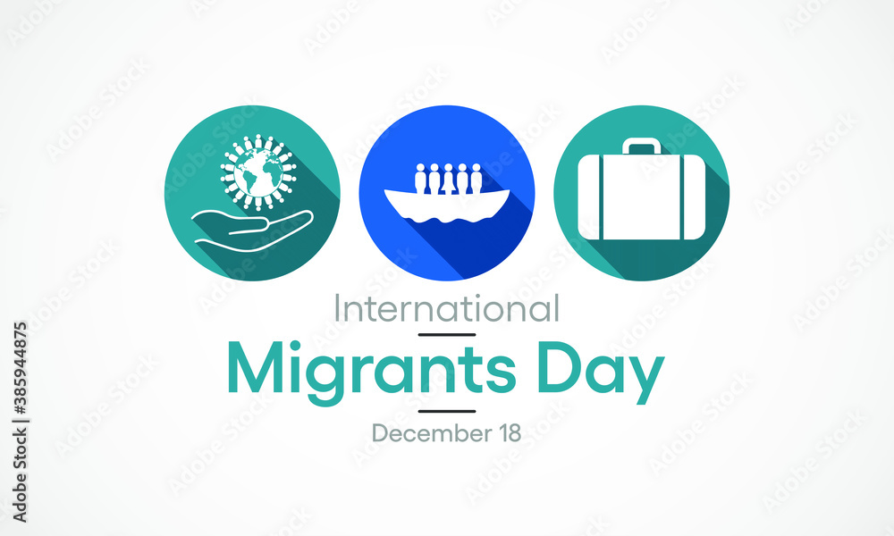 Vector illustration on the theme of International Migrants day observed each year on December 18th across the globe. Vector illustration on the theme of International Migrants day observed each year on December 18th across the globe.
