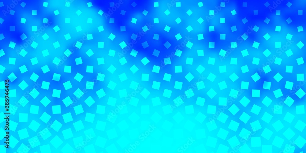 Light BLUE vector background with rectangles.