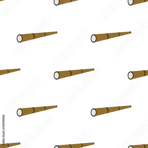 Cute seamless pattern with a spyglass on a white background. Marine items in a flat style.
Stock vector illustration for decor and design, textiles,
wallpaper, wrapping paper