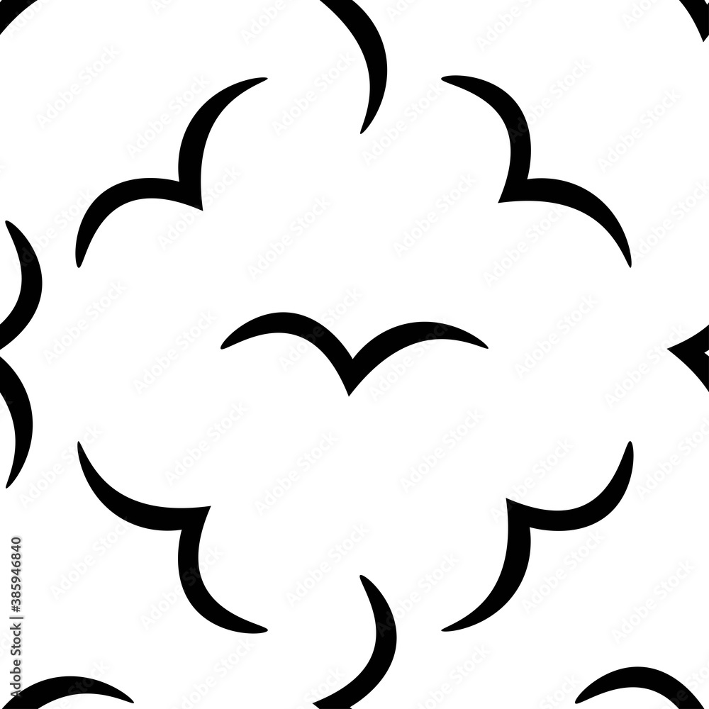 Wonderful seamless pattern with a flock of birds on a white background. Marine items in a flat style.
Stock vector illustration for decor and design, textiles,
wallpaper, wrapping paper Wonderful seamless pattern with a flock of birds on a white background. Marine items in a flat style.
Stock vector illustration for decor and design, textiles,
wallpaper, wrapping paper