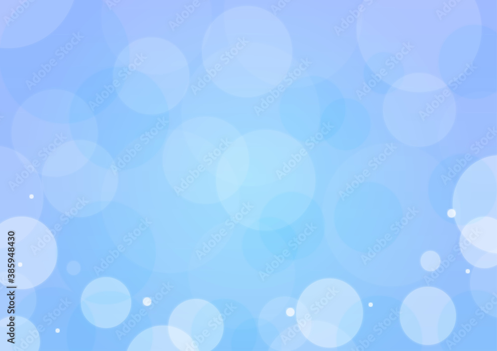 ほわほわ光の背景イラスト 水色 ほわほわ光の背景イラスト 水色