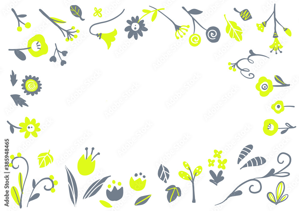 北欧風 手描きのボタニカルフレーム Stock Illustration Adobe Stock 北欧風 手描きのボタニカルフレーム Stock Illustration Adobe Stock