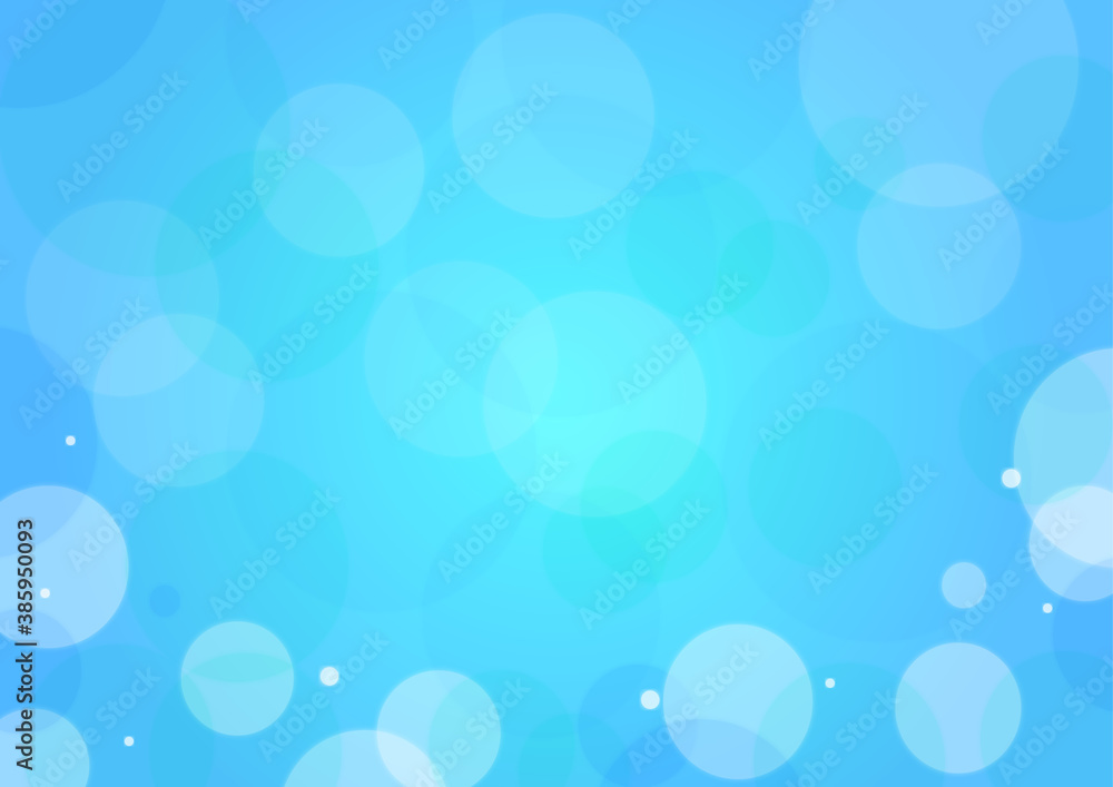 アブストラクトほわほわ背景イラスト ブルー アブストラクトほわほわ背景イラスト ブルー