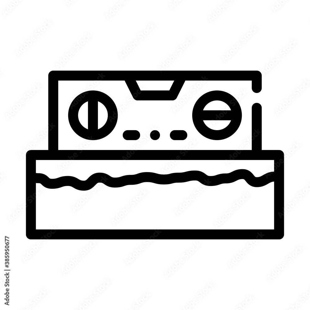 building level line icon vector black illustration building level line icon vector black illustration