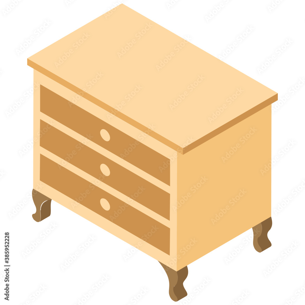 A wooden chest of drawers to store files and other things
A wooden chest of drawers to store files and other things