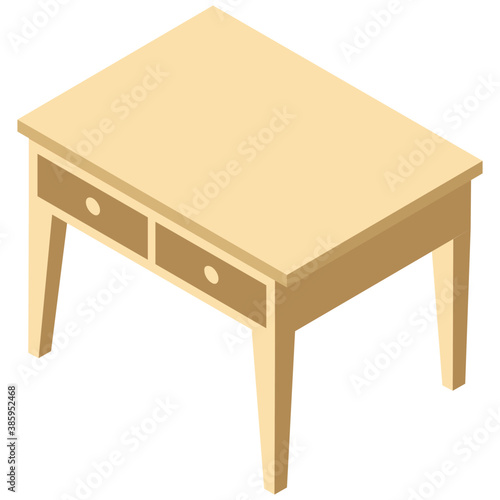 
A wooden chest of drawers to store files and other things
