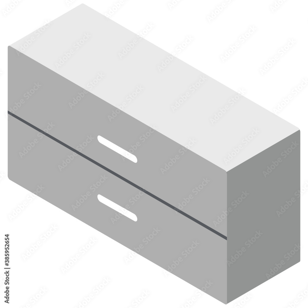Chest of drawers flat vector icon design
Chest of drawers flat vector icon design