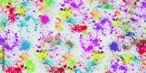 color splash Texture and Background, Great for fabric and textile, scarf, wallpaper, packaging or any desired idea  © RekhaArtGalaxy
