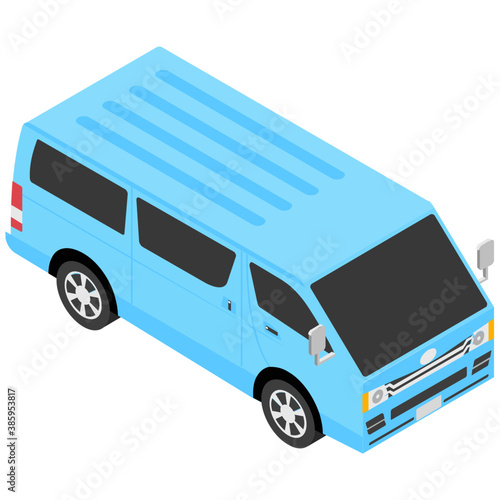 
A road transport bus, school or passenger bus
