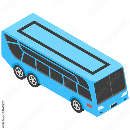 
A road transport bus, school or passenger bus
