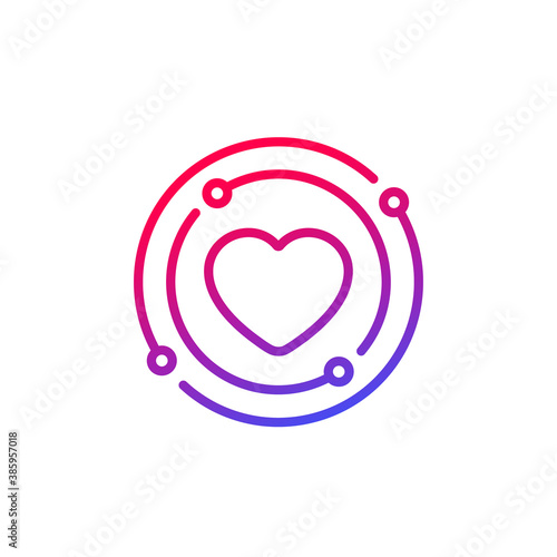 core value line vector icon