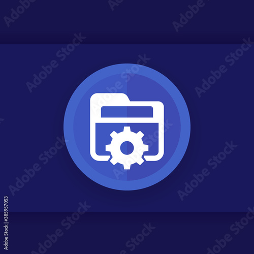 folder settings icon for web