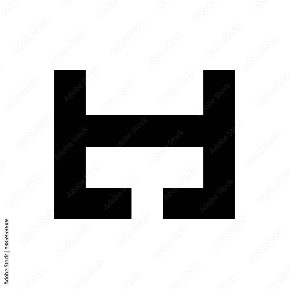 L H logo name design L H logo name design