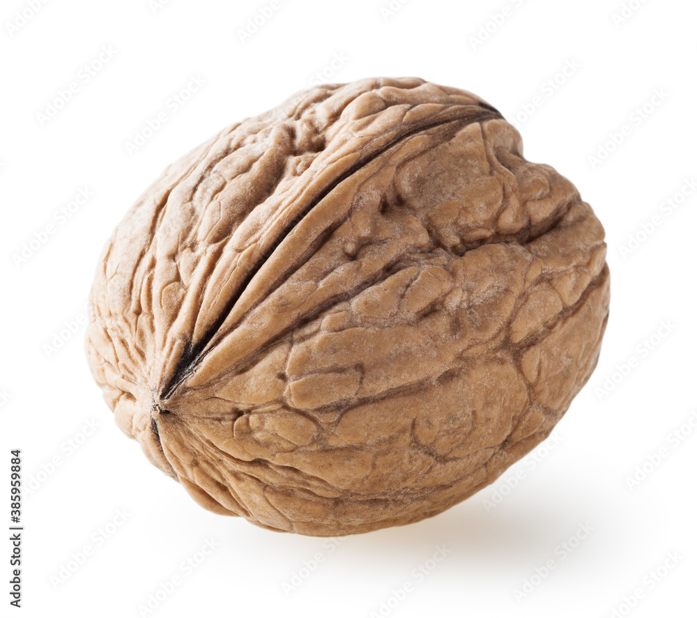 Fototapeta premium Walnut isolated on white background with clipping path