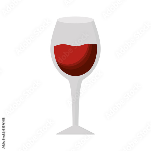 wine bottle and cup vector design