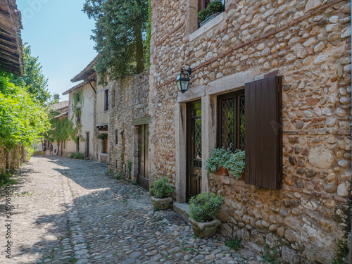 La cité médiévale de Pérouges dans l'ain. 