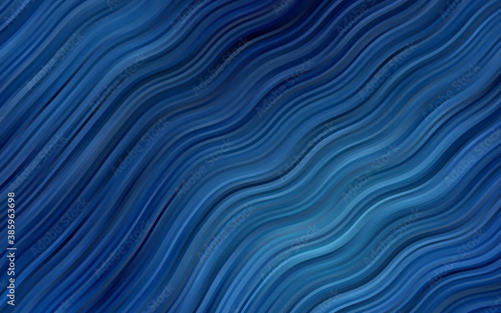 Dark BLUE vector pattern with bubble shapes. Dark BLUE vector pattern with bubble shapes.