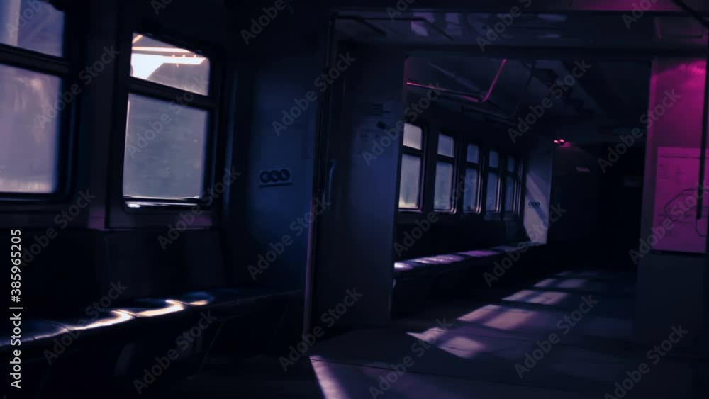 The guy in the train car, cyber punk style concept The guy in the train car, cyber punk style concept