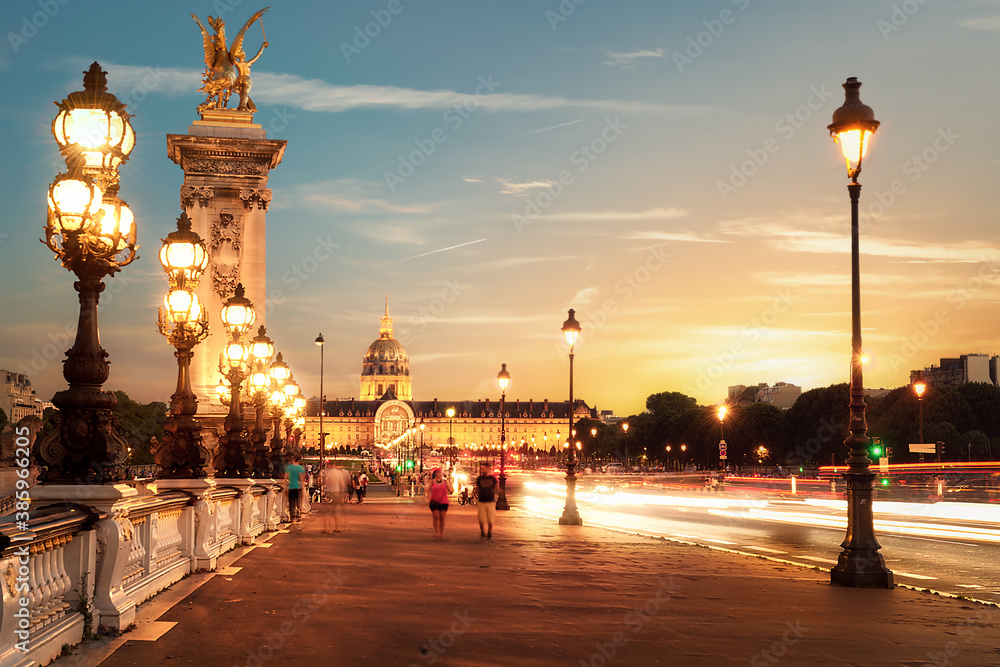 Bridge Alexandre III in Paris