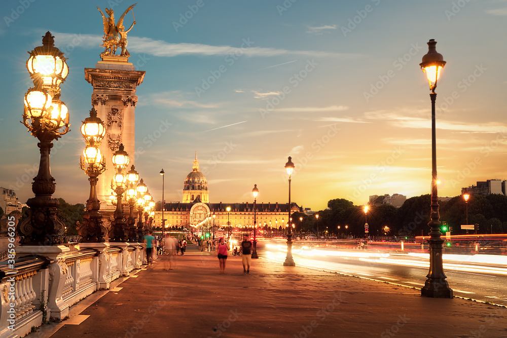 Fototapeta premium Bridge Alexandre III in Paris