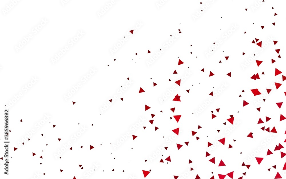 Light Red vector cover in polygonal style. Light Red vector cover in polygonal style.