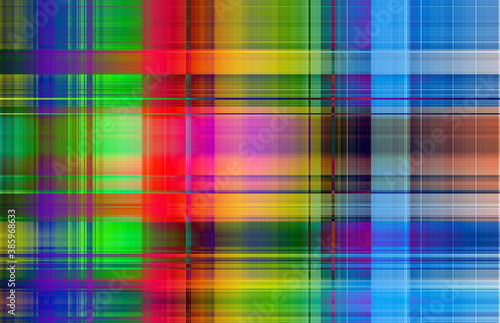 abstract background with color lines with depth and gradients © hectorchristiaen