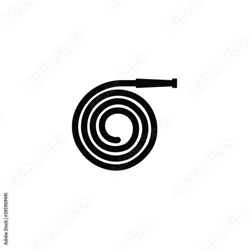 Fire hose icon vector