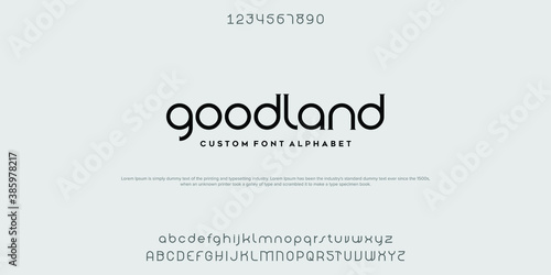 Modern minimal abstract alphabet fonts. Typography technology, electronic, movie, digital, music, future, logo creative font. vector illustration