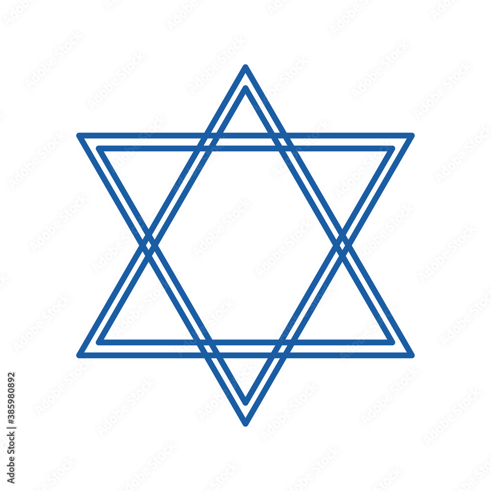 jewish star flat style icon vector design jewish star flat style icon vector design