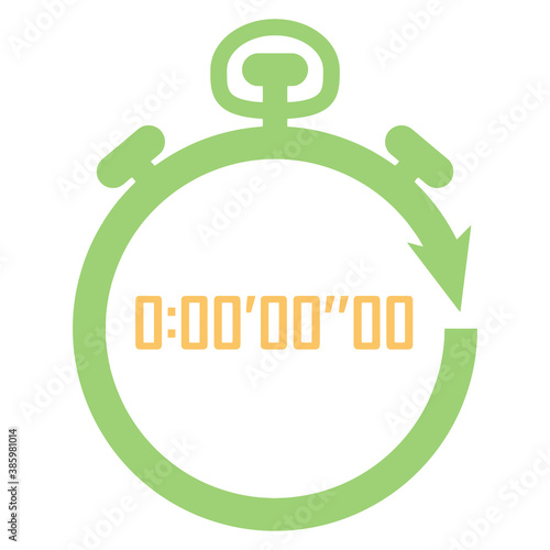 Stopwatch Arrow Graphic Symbol stock illustration