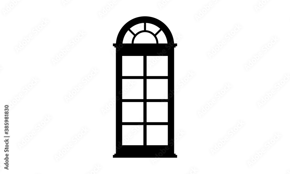 Window illustration vector logo Window illustration vector logo