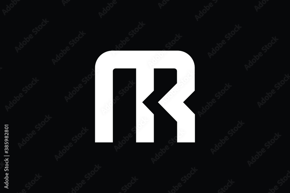 Minimal Innovative Initial MR logo and RM logo. Letter M R MR RM creative elegant Monogram. Premium Business logo icon. White color on background Minimal Innovative Initial MR logo and RM logo. Letter M R MR RM creative elegant Monogram. Premium Business logo icon. White color on background