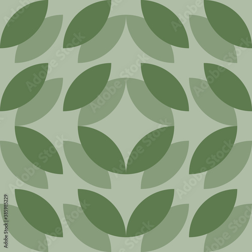 Art & Illustration pattern leaf seamless wallpaper green abstract design texture floral flower decoration nature fabric retro paper leaves decorative ornament vector textile print