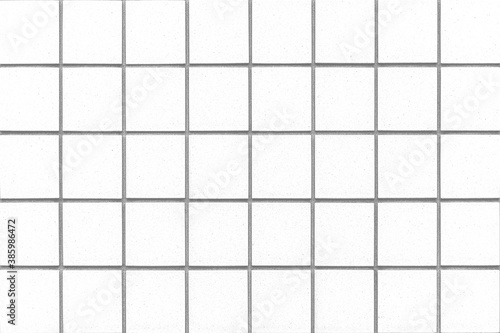 White stone block wall seamless background and pattern texture