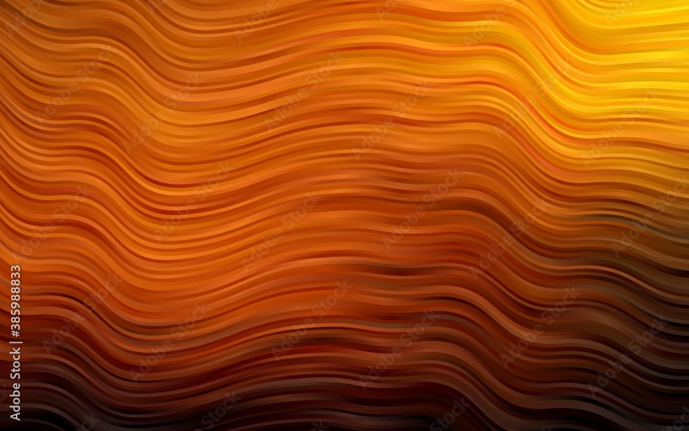 Dark Yellow, Orange vector pattern with lava shapes. Dark Yellow, Orange vector pattern with lava shapes.