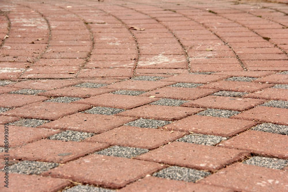 decorative stone pavement road in the park
decorative stone pavement road in the park