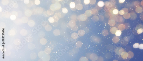 2020 Merry Christmas and New Year holidays background. Blurred bokeh background © VAlekStudio 