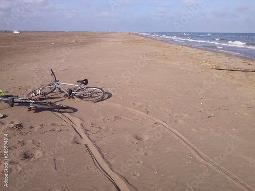 bicis en la playa