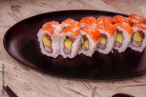 sushi and Japanese food