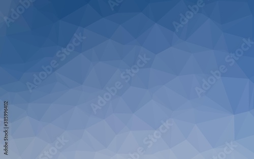 Fototapeta Naklejka Na Ścianę i Meble -  Light BLUE vector abstract polygonal texture.