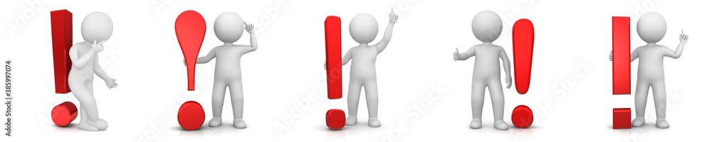 Exclamation points exclamation marks 3d red warning sign symbol icon Exclamation points exclamation marks 3d red warning sign symbol icon