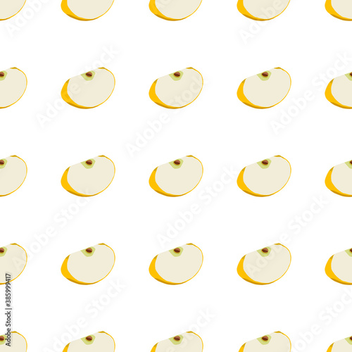 Illustration on theme big colored seamless apple