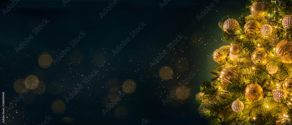 Merry Christmas and New Year holidays background