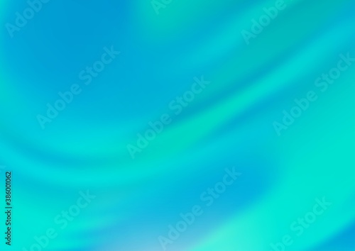 Light BLUE vector blurred shine abstract template. © Dmitry