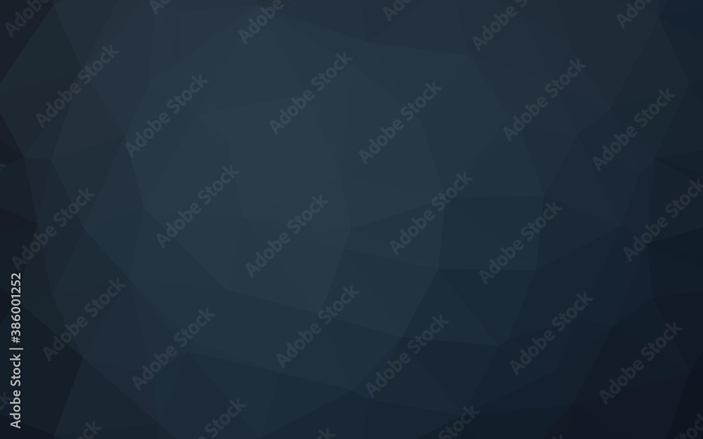 Dark BLUE vector abstract polygonal texture. Dark BLUE vector abstract polygonal texture.