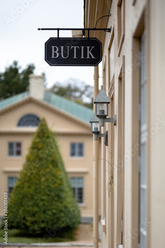 Boutique, Gunnebo estate in Gothenborg, Sweden photo