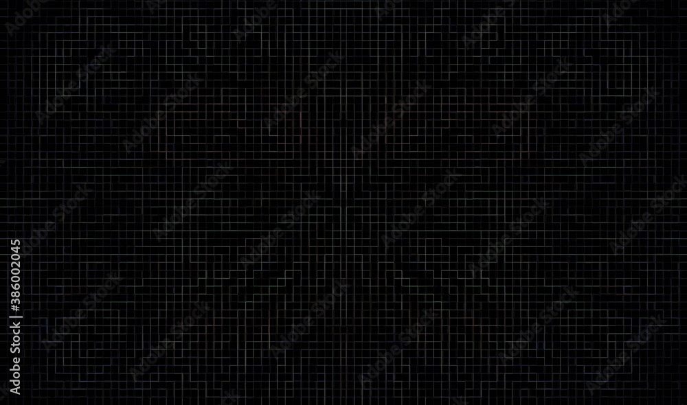 Stylish abstract image for creative design of layout. Black backdrop and light grey pattern. Cool antique art. Digital technology in dark textured material. Ancient orientale style shiny old surface Stylish abstract image for creative design of layout. Black backdrop and light grey pattern. Cool antique art. Digital technology in dark textured material. Ancient orientale style shiny old surface