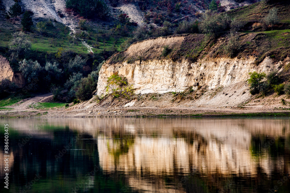 Beautiful and wild nature in Europe. Colored and amazing landscape in Moldova. Beautiful and wild nature in Europe. Colored and amazing landscape in Moldova.