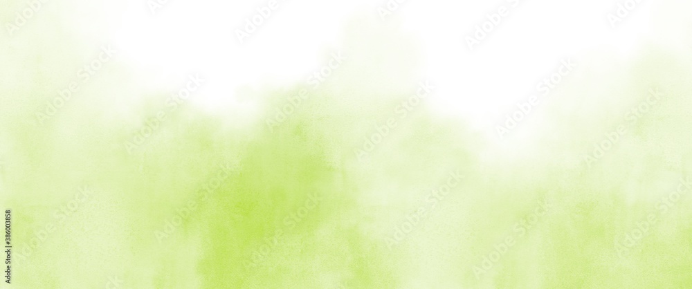 Abstract Background - Bright Green Watercolor