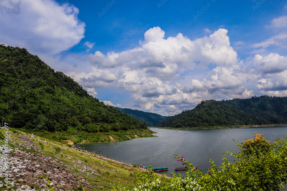 Natural Landscape and Lake Scenery  Lake in Thailand
